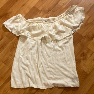 Never worn! Off the shoulder top